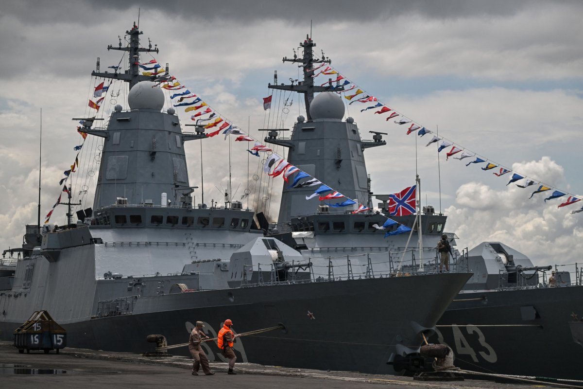 Russian Warships Visit Indonesia