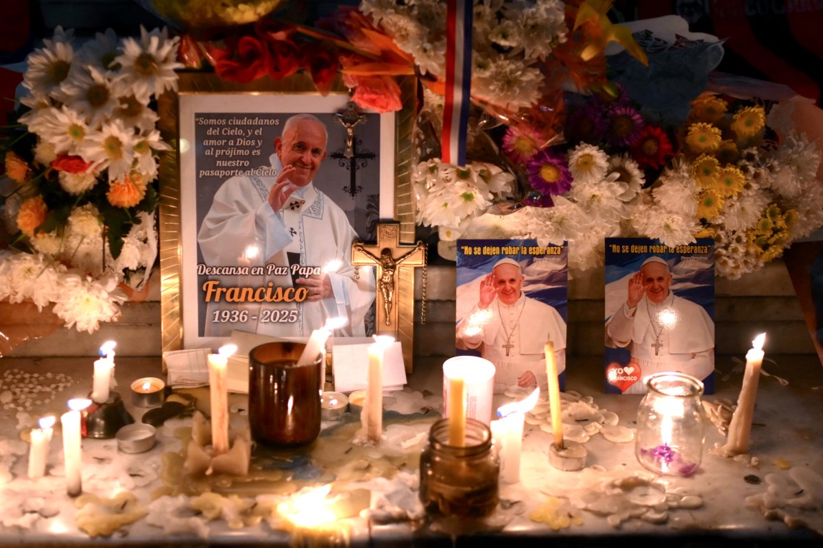 Images of late Pope Francis