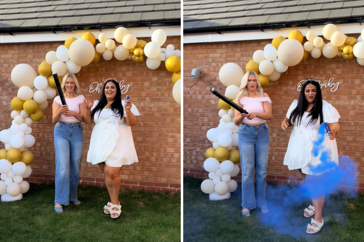 Gender reveal gone wrong