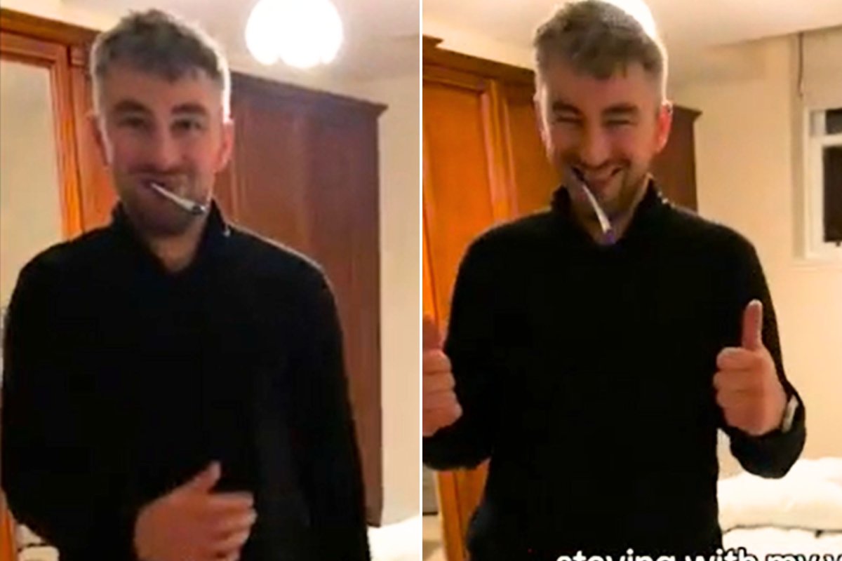 Screengrabs from .@hopeclementine's video.