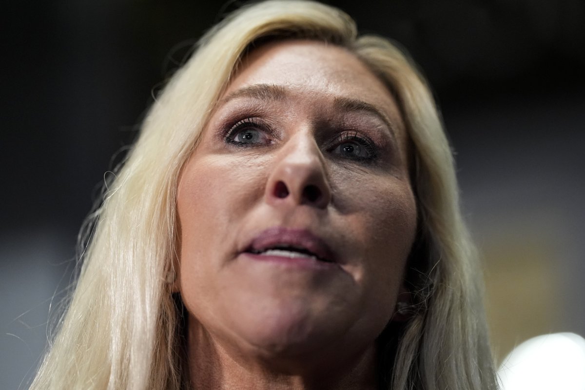 Marjorie Taylor Greene Marjorie Taylor Greene Calls Democrats 'Party of Chaos' - Newsweek