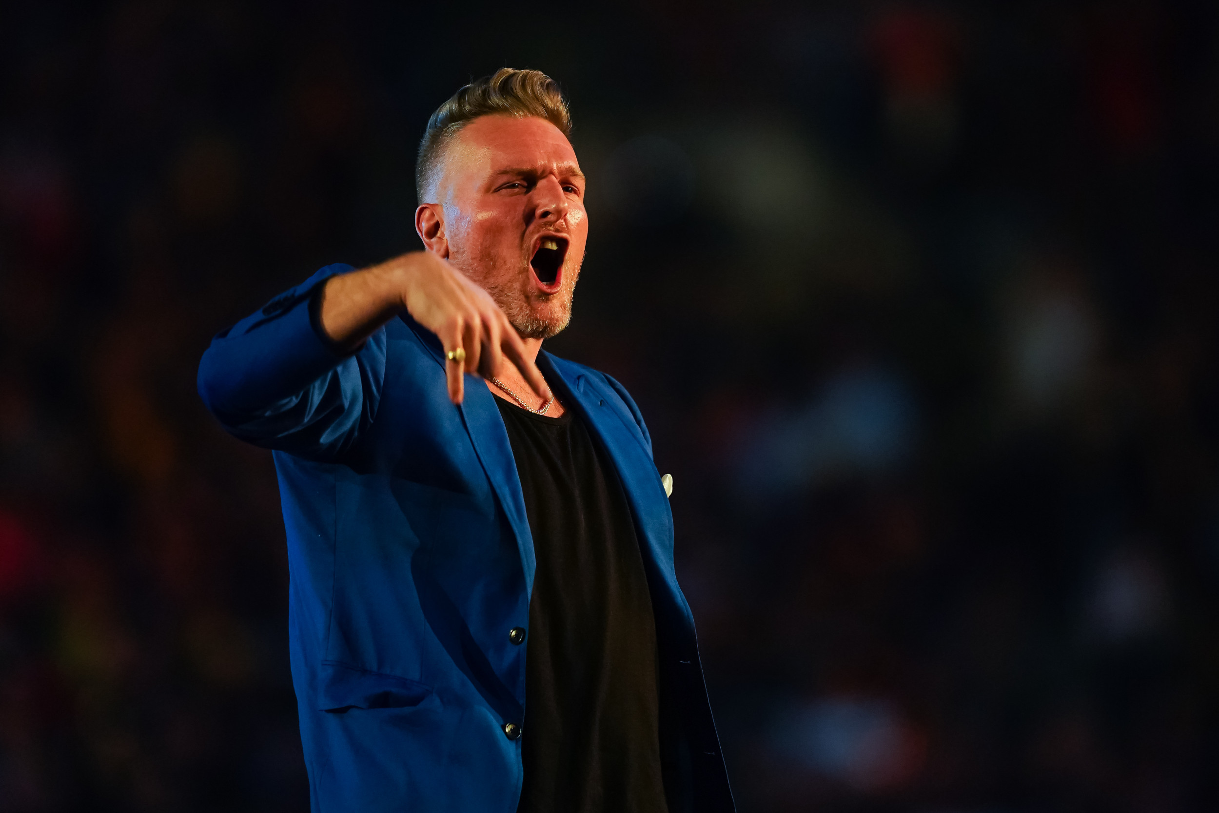 Pat McAfee And Gunther Trade Barbs Ahead Of WWE Backlash Match