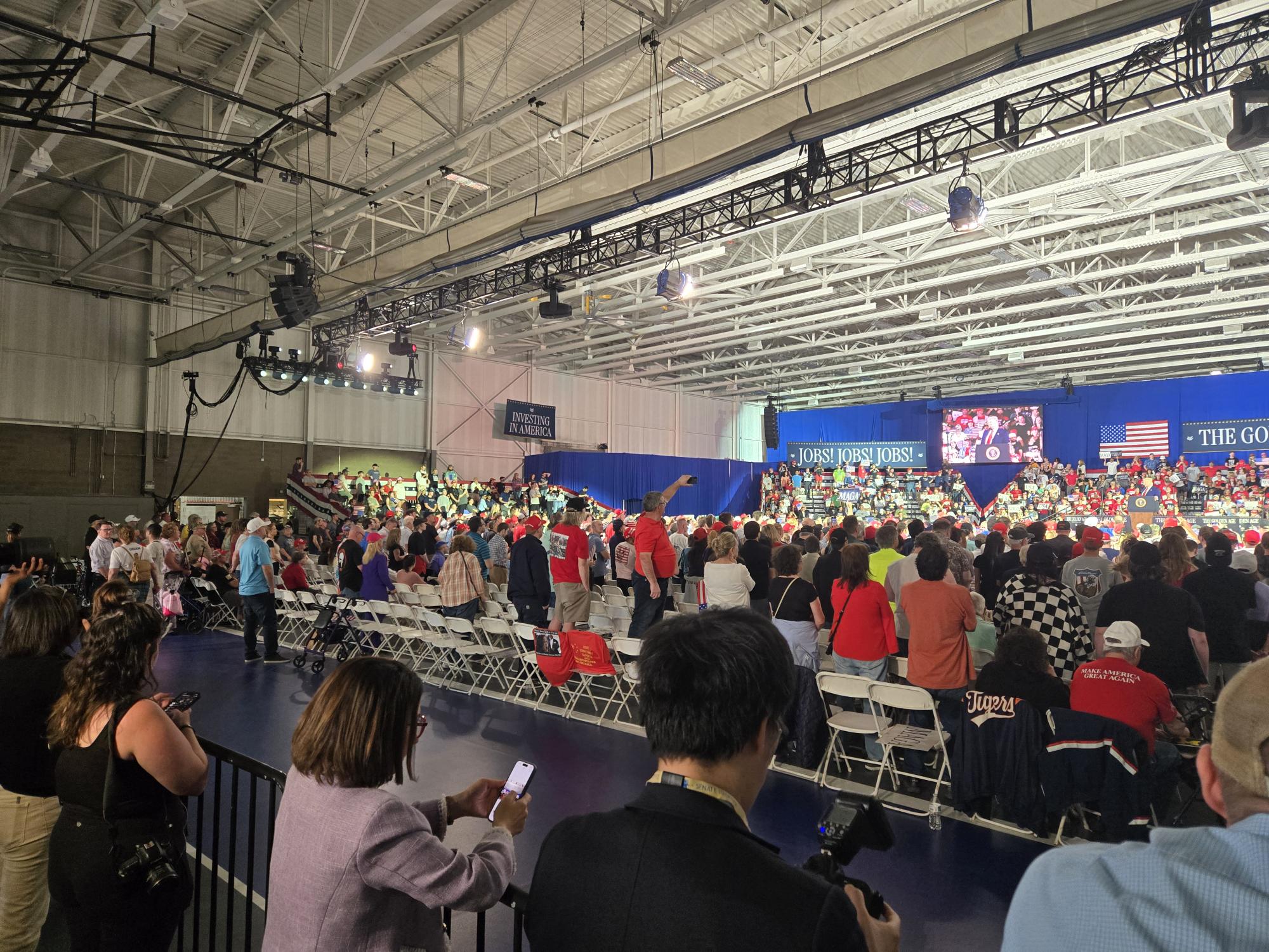 Trump's Michigan rally on Tuesday