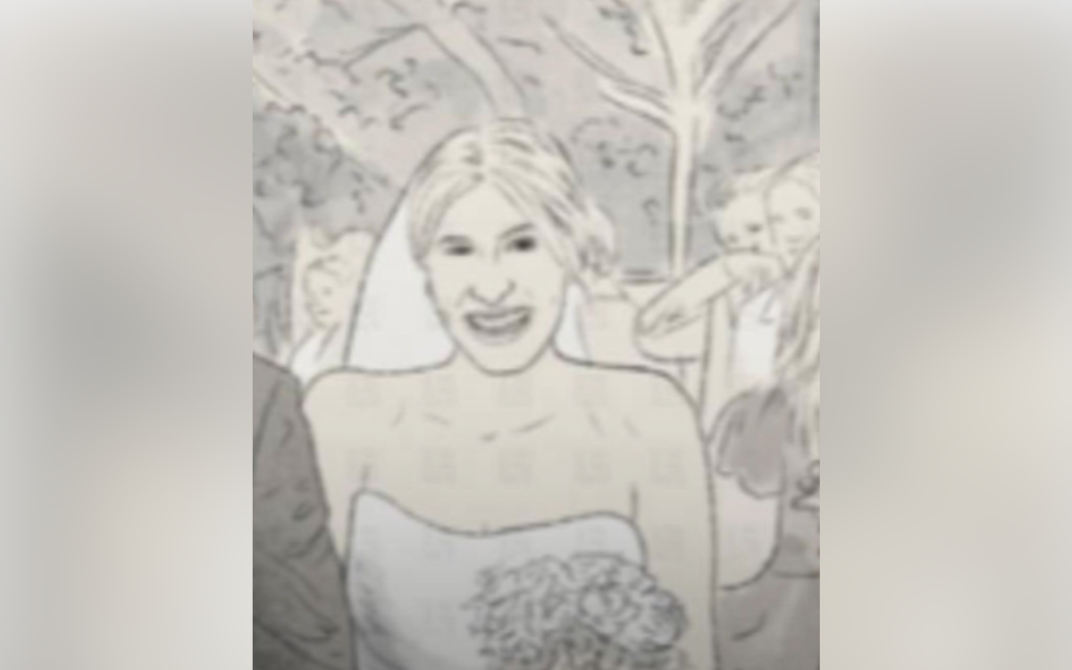 Lucy Vickerstaff's wedding anniversary gift.