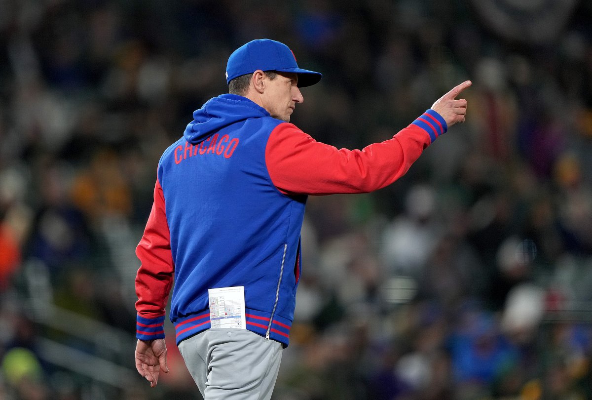 Chicago Cubs manager Craig Counsell