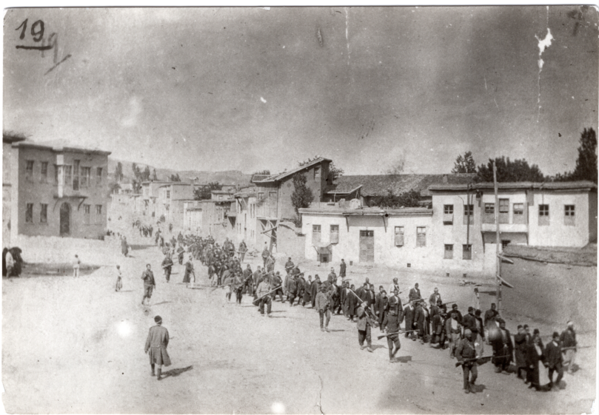 The deportation of Armenian men in Kharberd