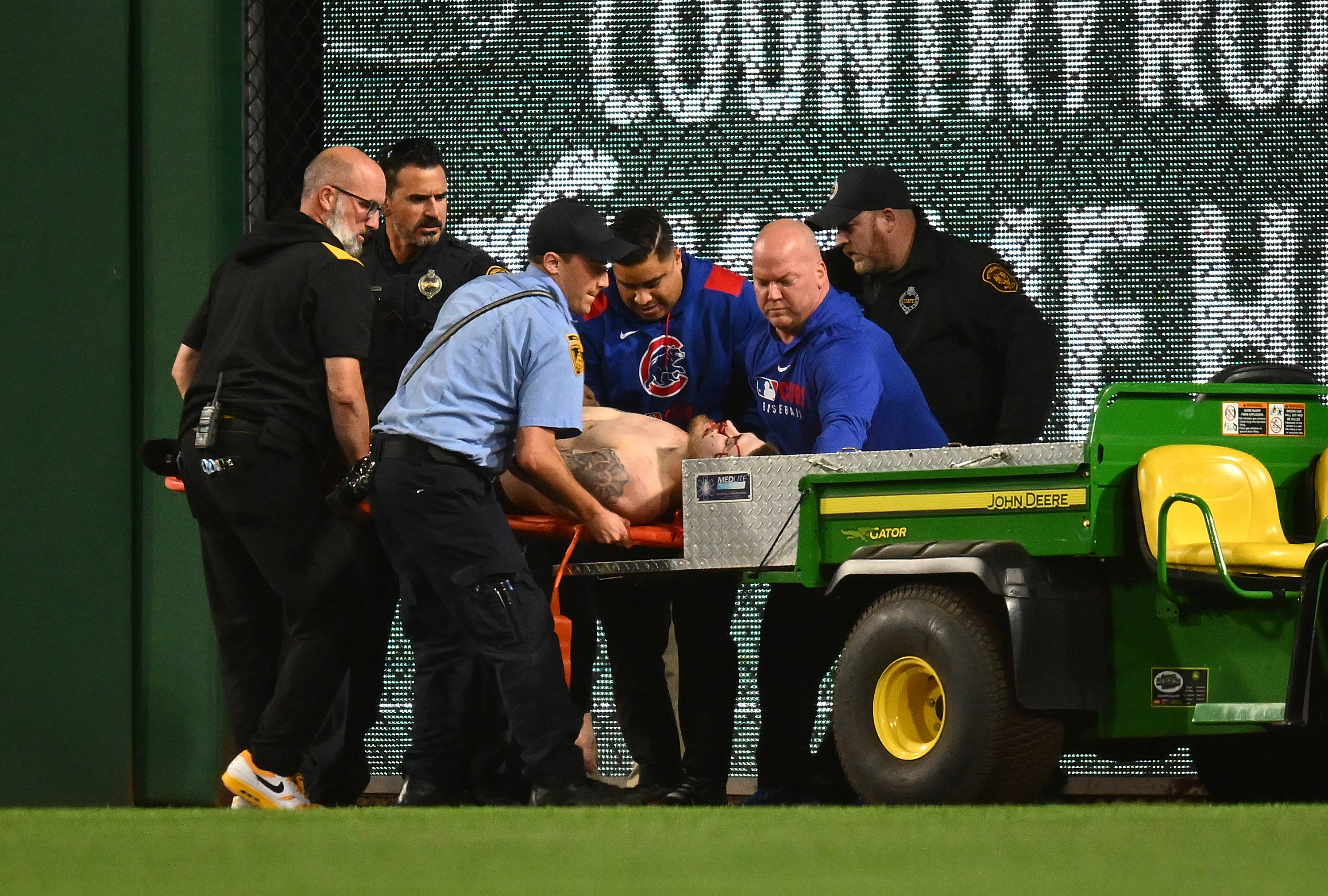 MLB News: Fan Carted Off Field After Scary Fall From Stands