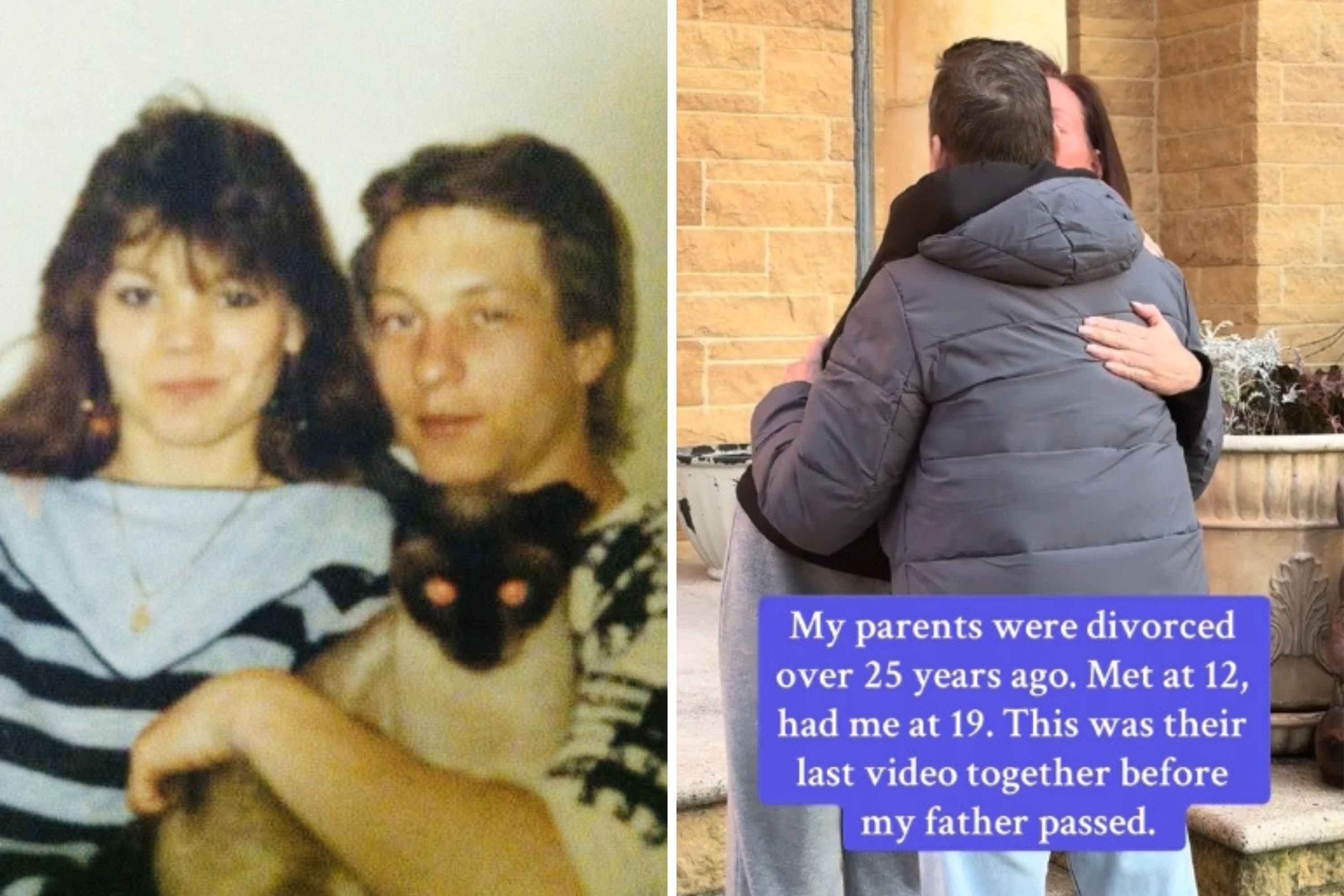 Woman Unknowingly Films the Last Time Her Divorced Parents Saw Each Other