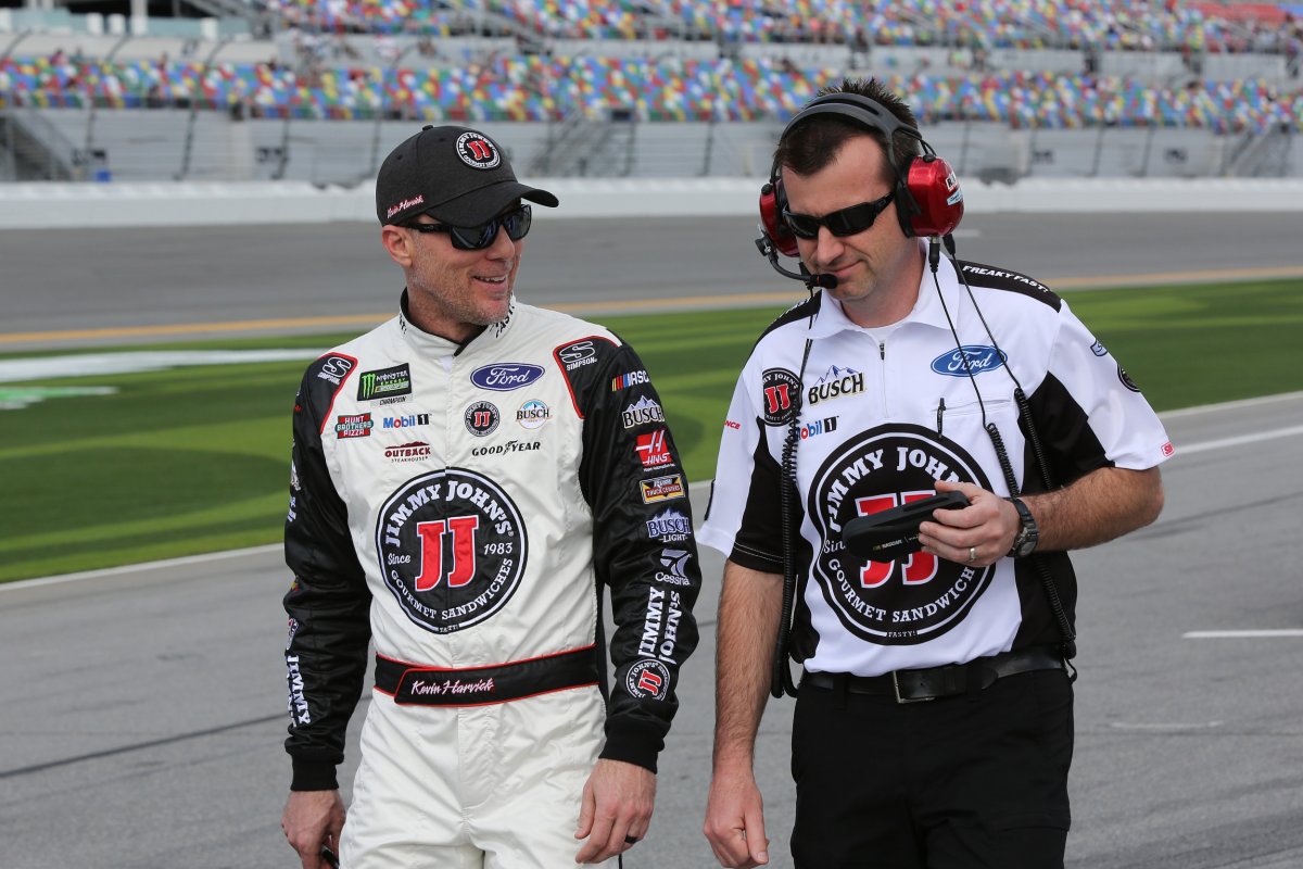Kevin Harvick and Rodney Childers