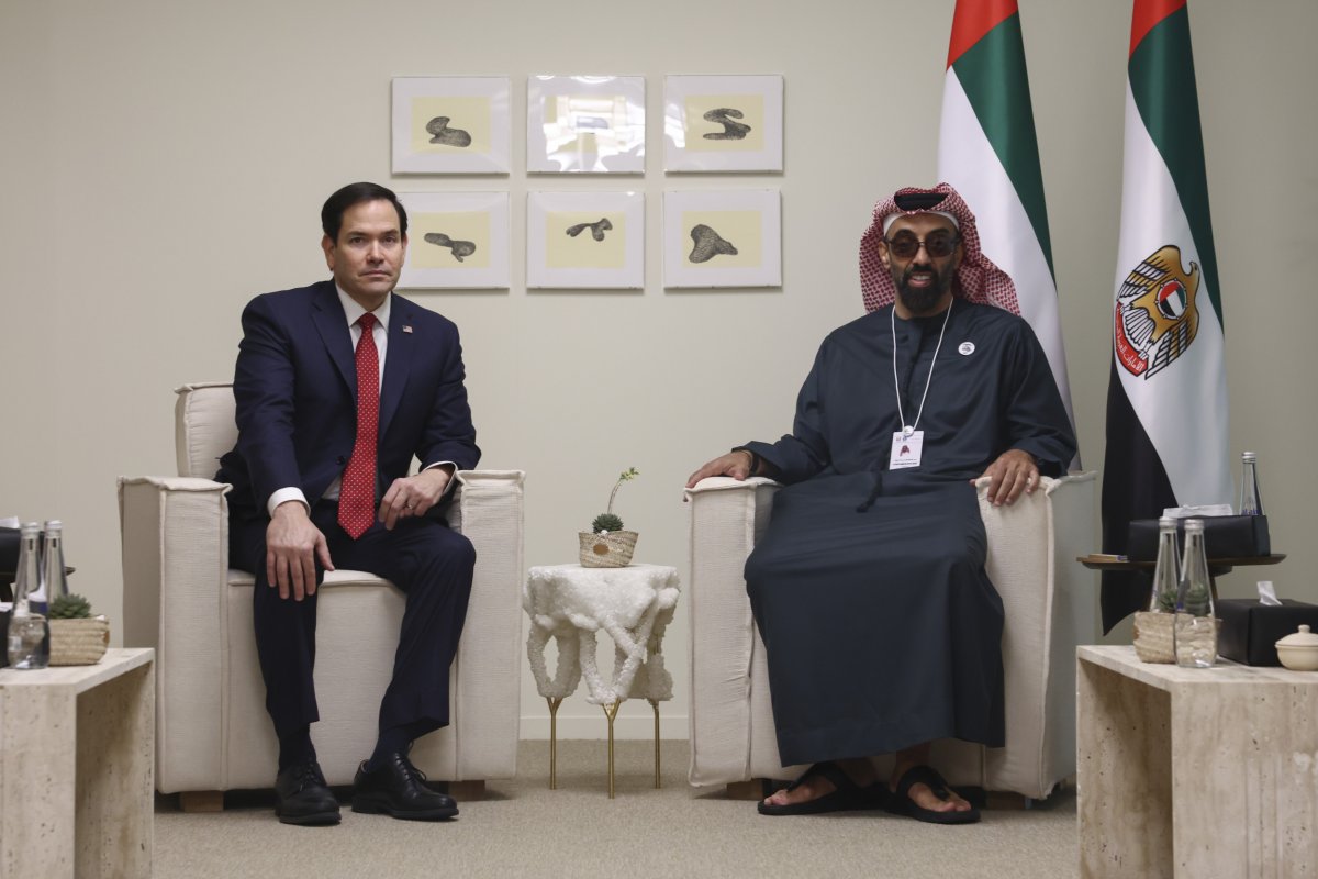 Tahnoon bin Zayed Al Nahyan and Rubio