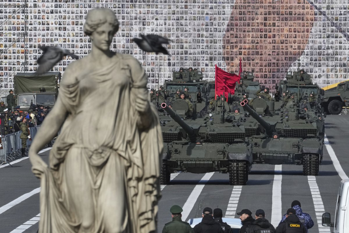 Victory Day parade rehearsal 