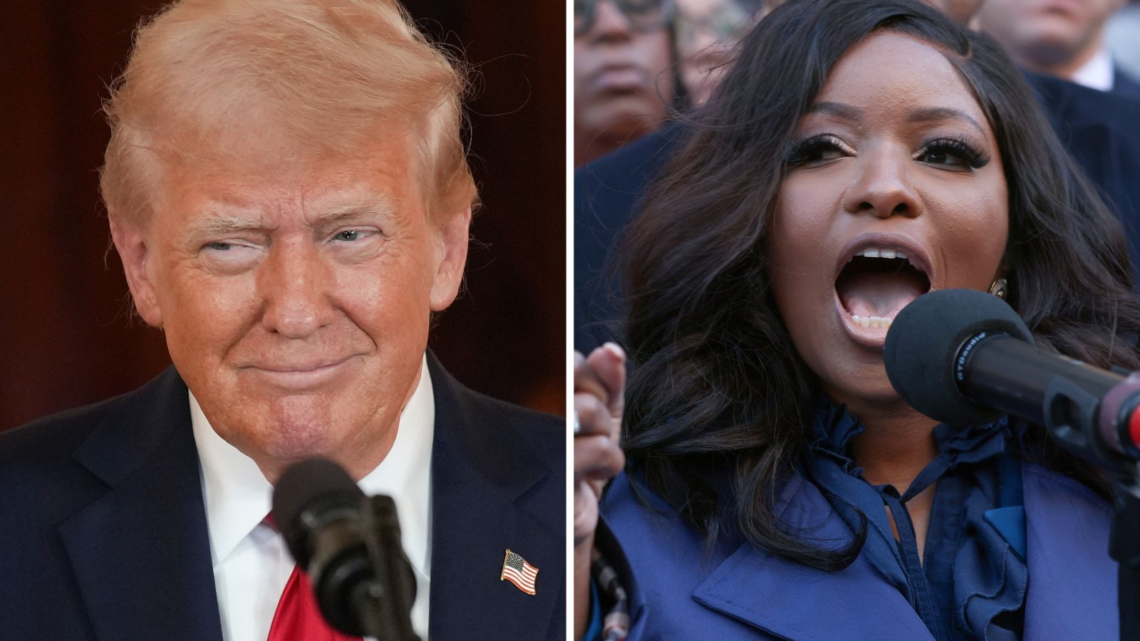 Jasmine Crockett Reacts to Donald Trump Calling Her a 'Low IQ Person' - Newsweek