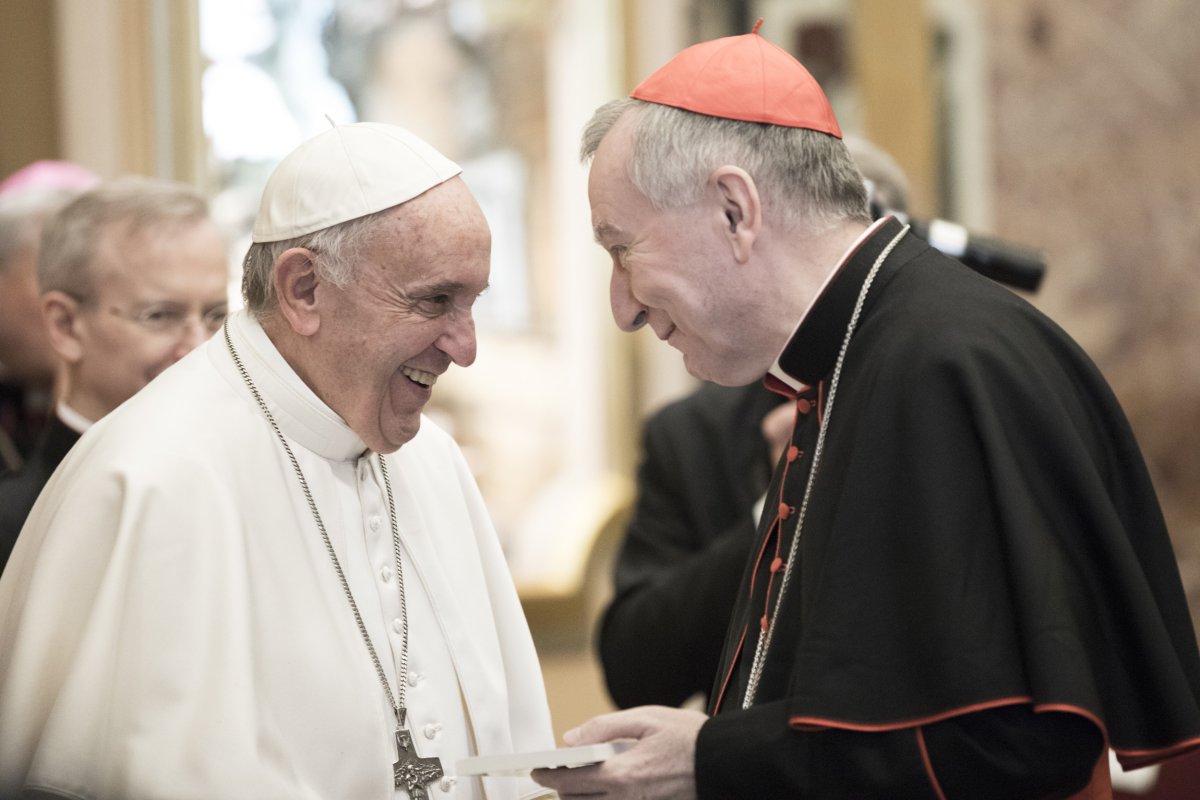 Pope Francis and Pietro Parolin