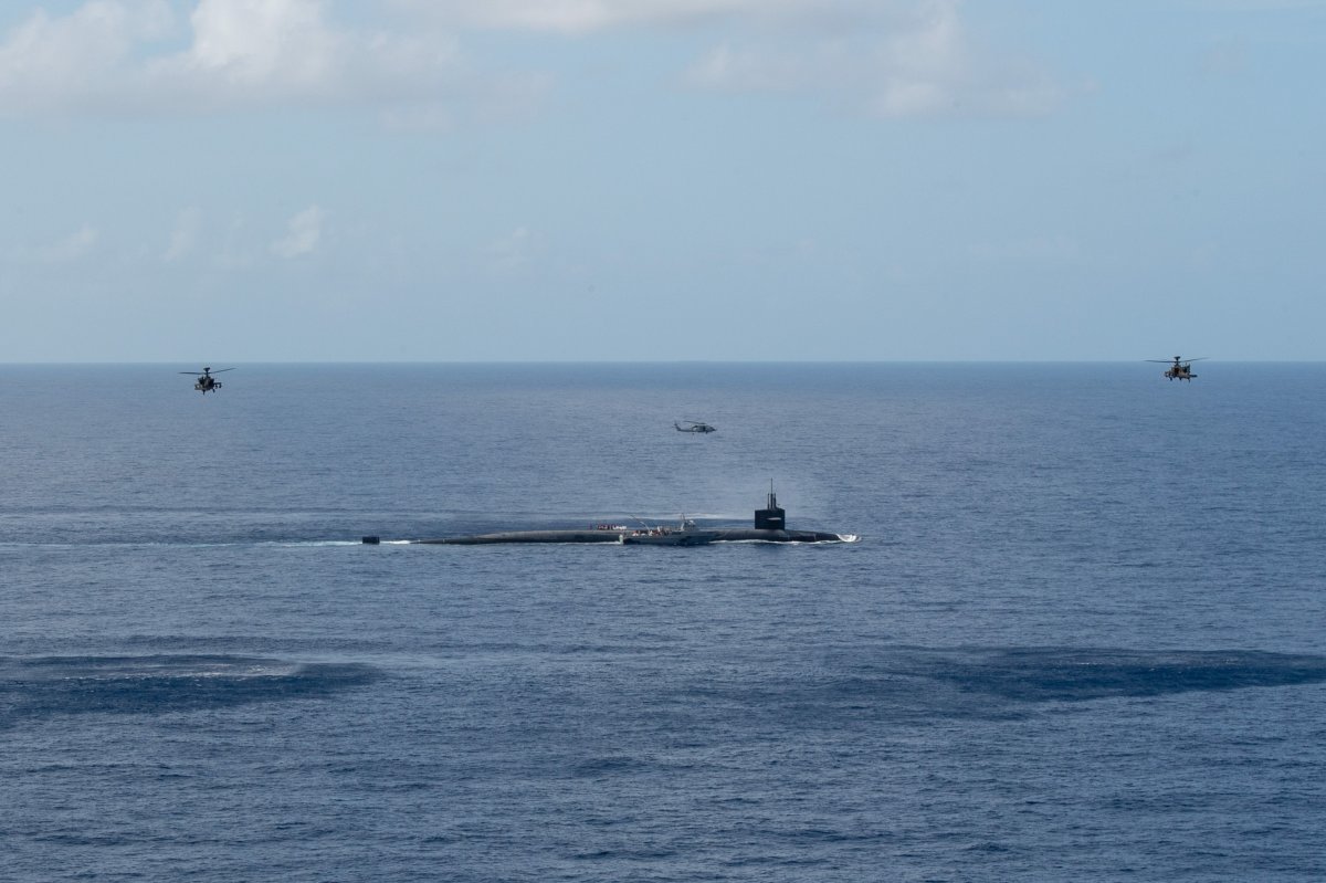 U.S. Ballistic Missile Submarine USS Kentucky