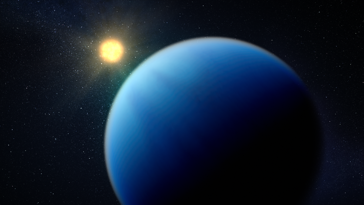 Artist's impression of the sub-Neptune TOI-421 b