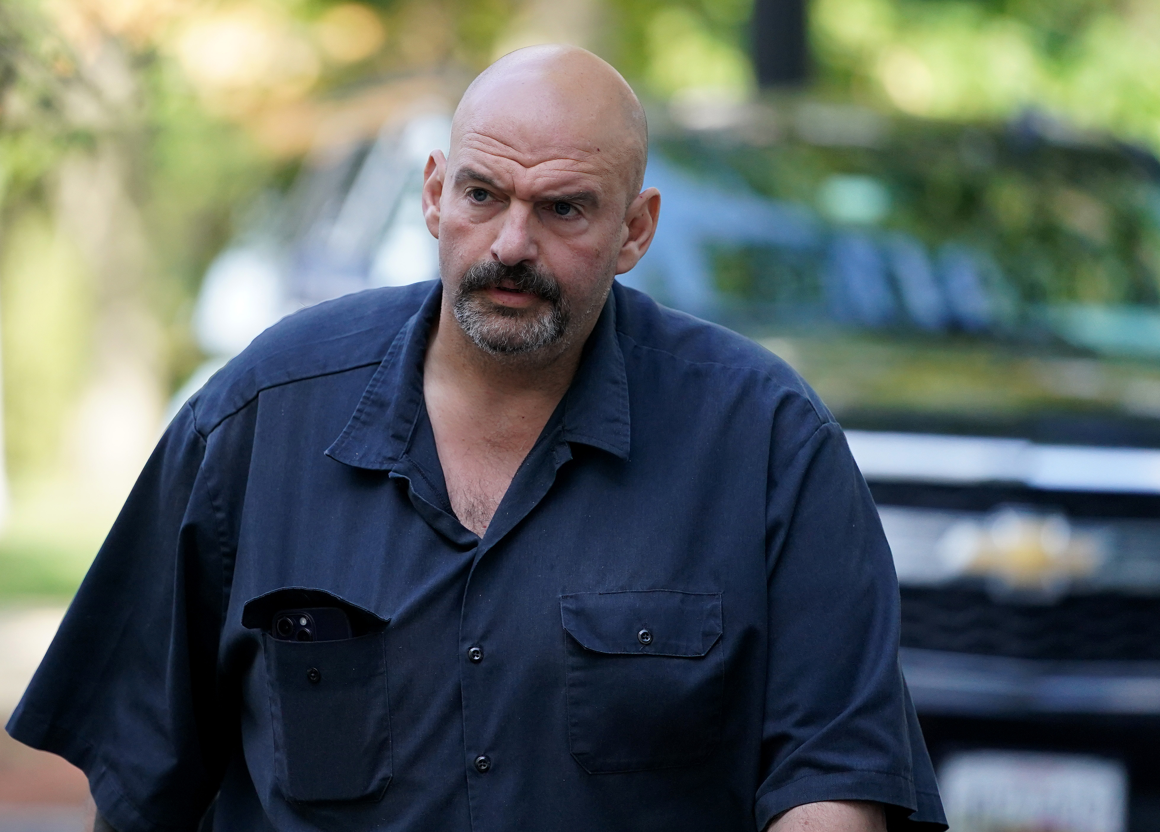 John Fetterman reacts to concerns about his health