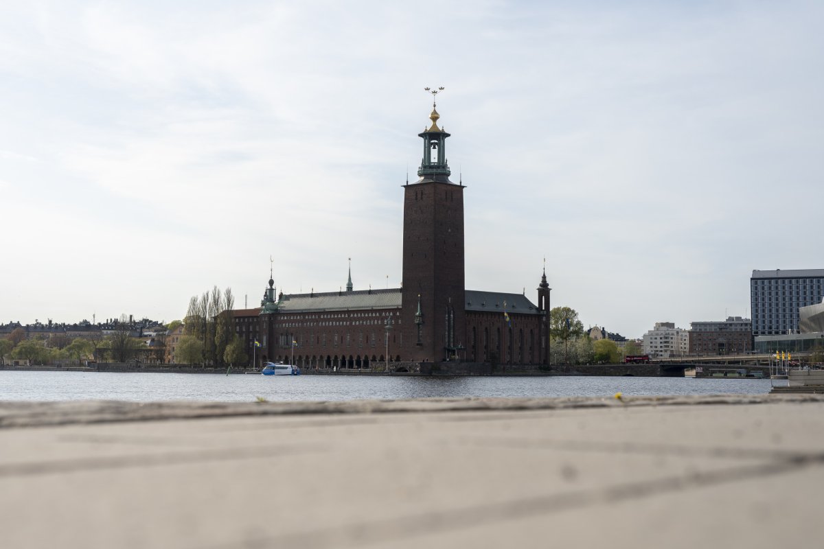 View of Stockholm city hall