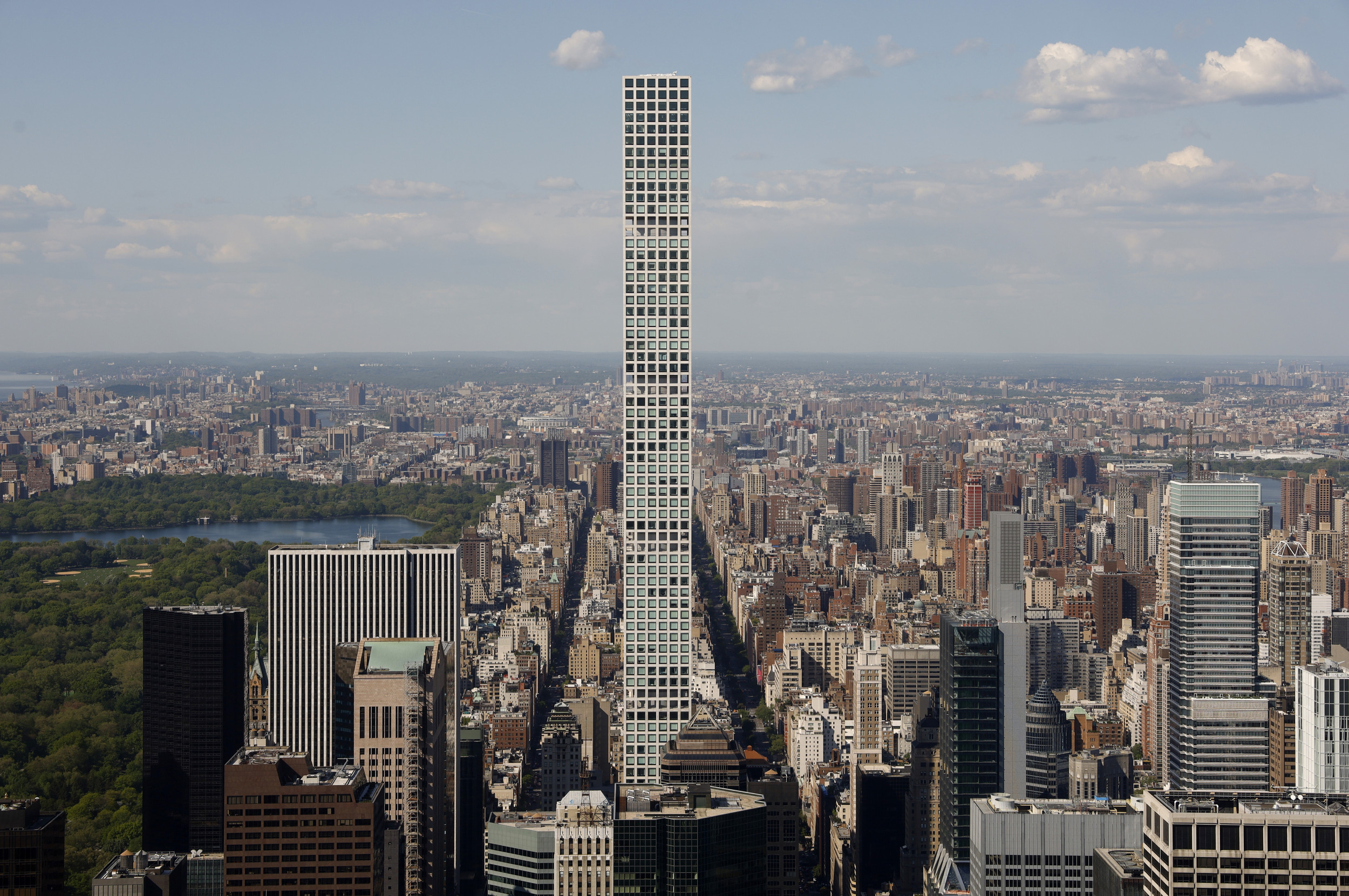 摩天楼 全球最细地标摩天楼、纽约第5栋超高400米+即将建成_高度