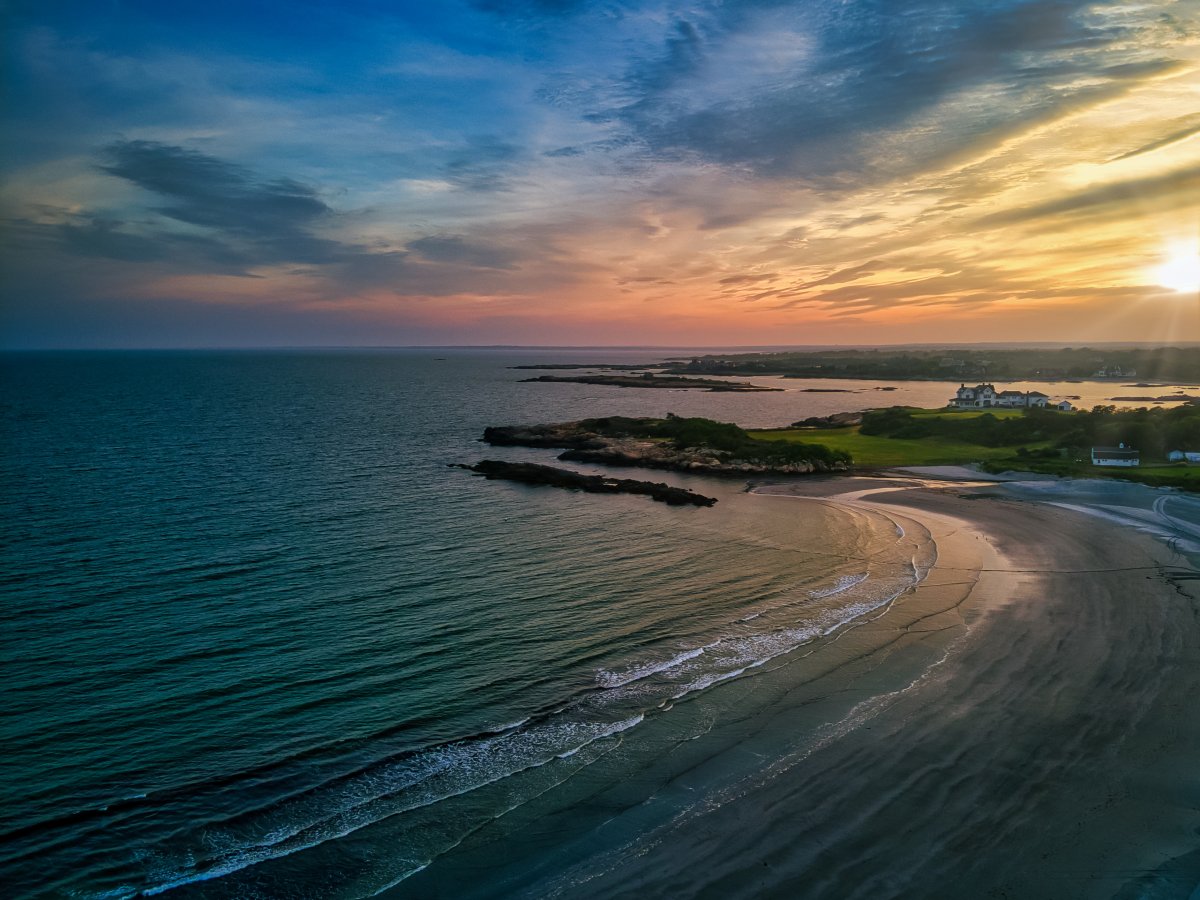 Bailey Beach in Rhode Island
