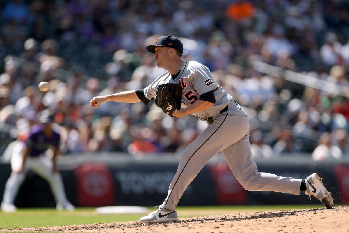 Detroit Tigers rookie pitcher Chase Lee.
