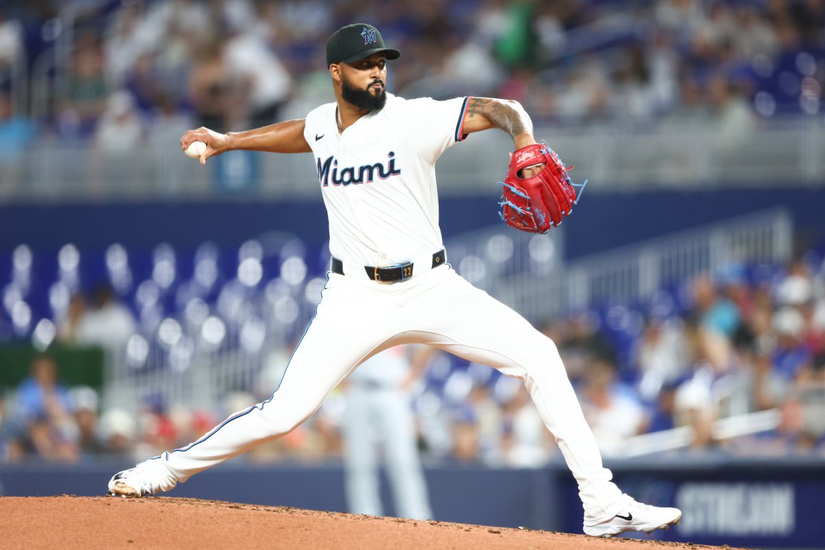 Sandy Alcantara pitches at loanDepot Park