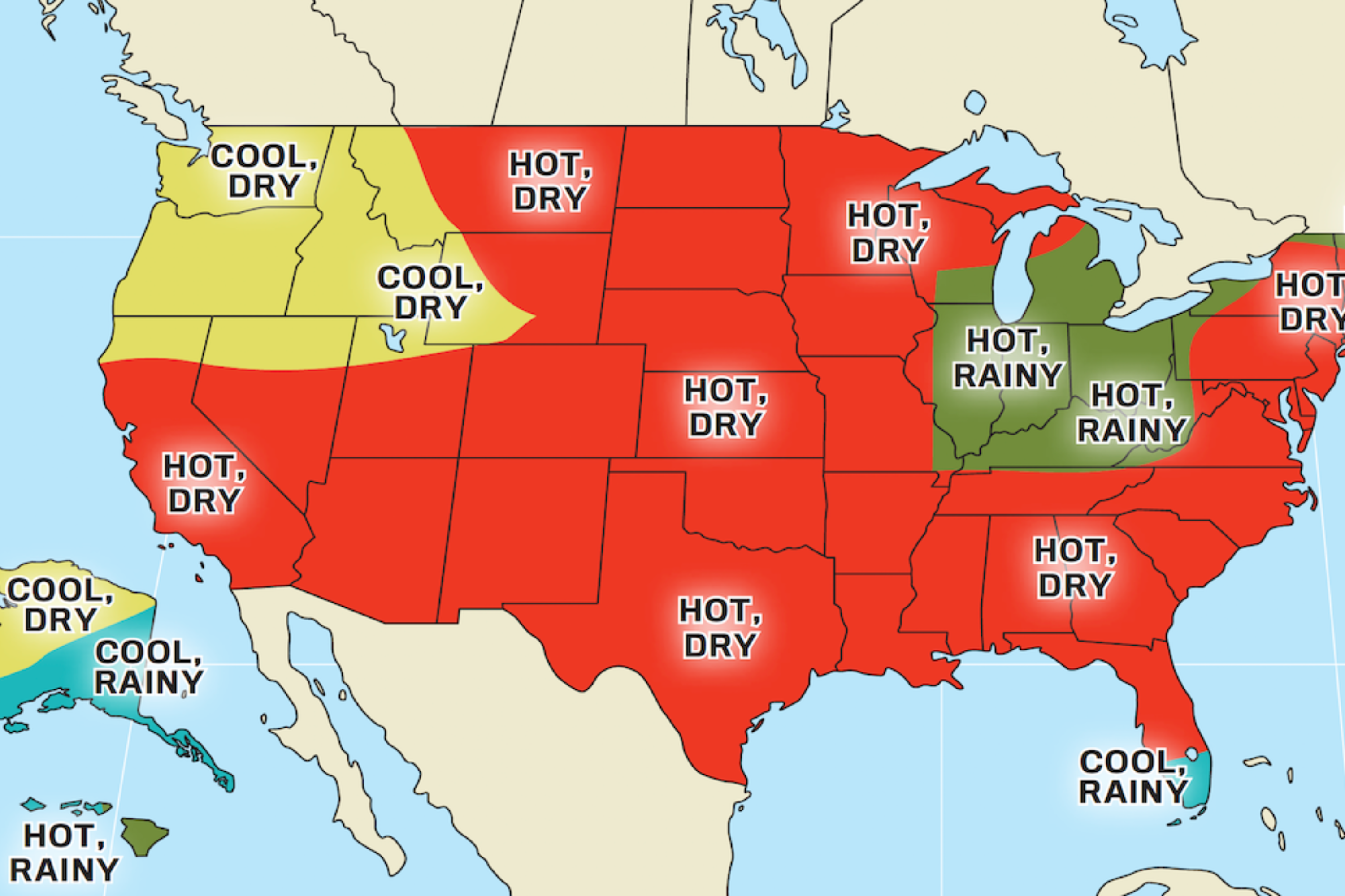 Old Farmers Almanac Predicts US Weather for Summer 2025