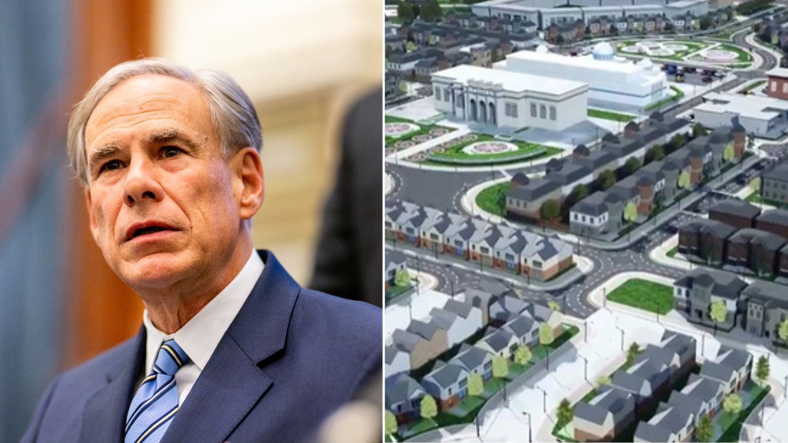 newsweek.com - Theo Burman - Greg Abbott says all construction halted for Muslim 'EPIC City'