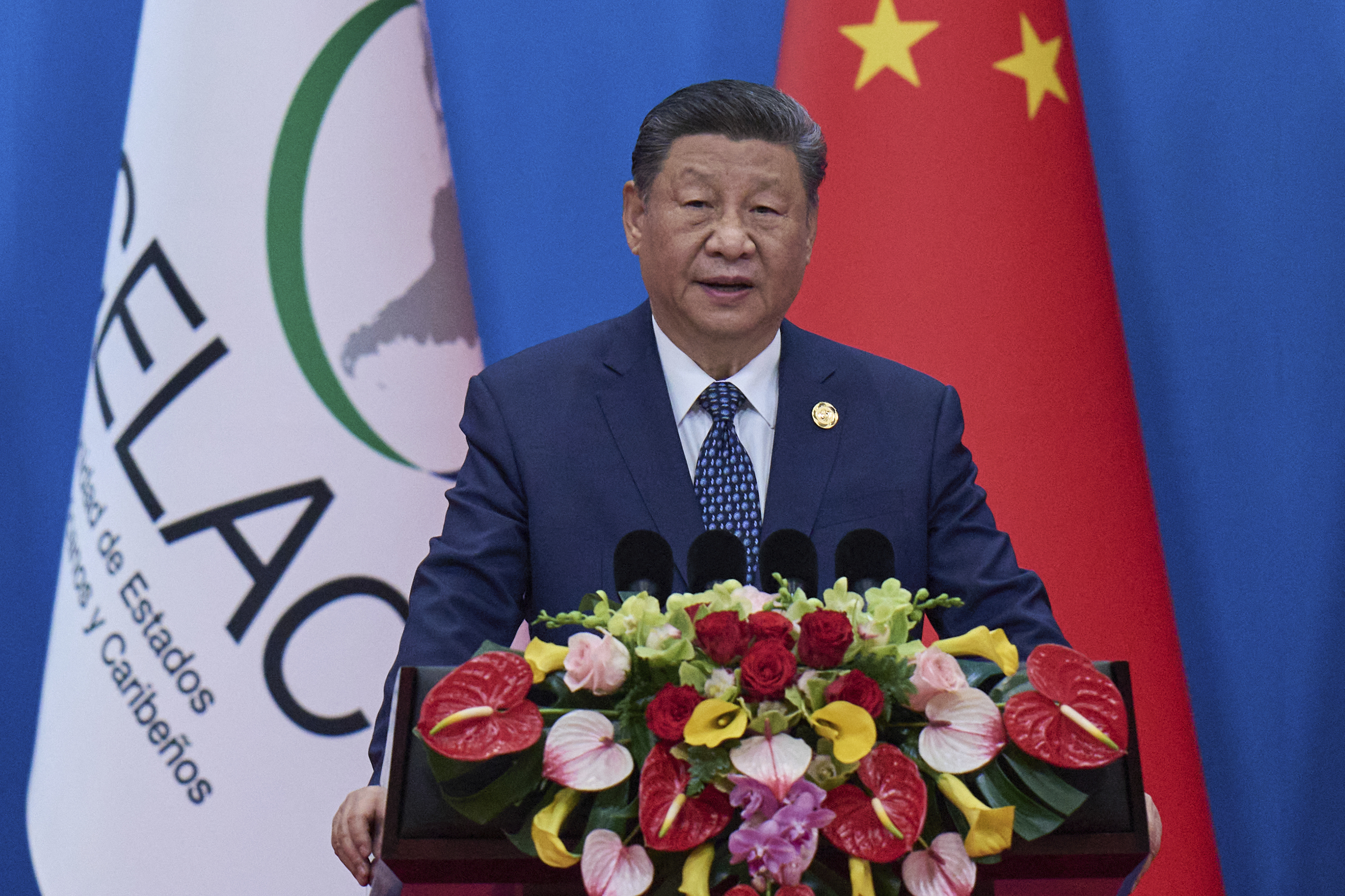 Xi Delivers Remarks During Summit