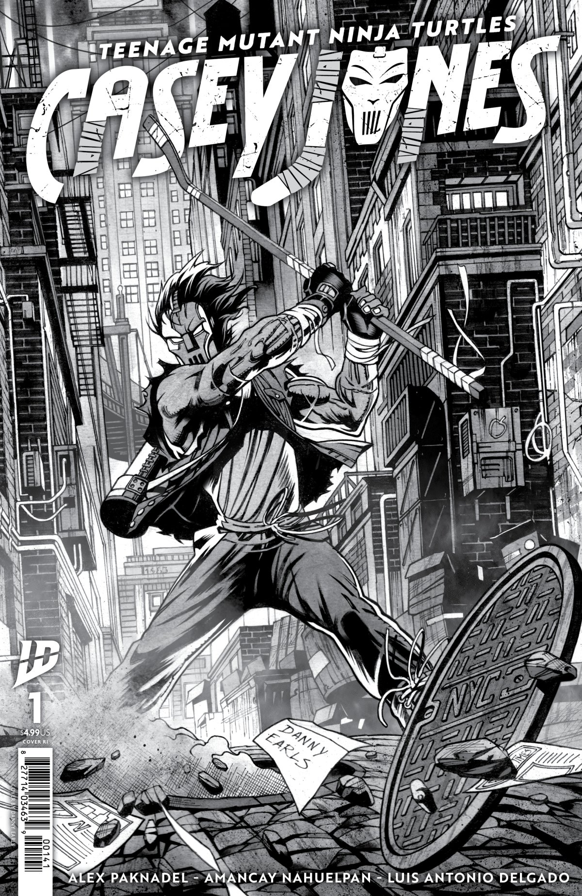 'Casey Jones' white cover variant