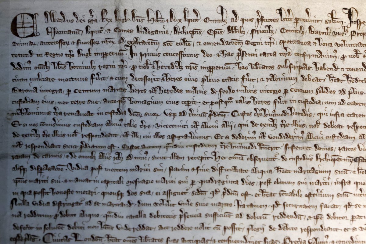 Magna Carta document