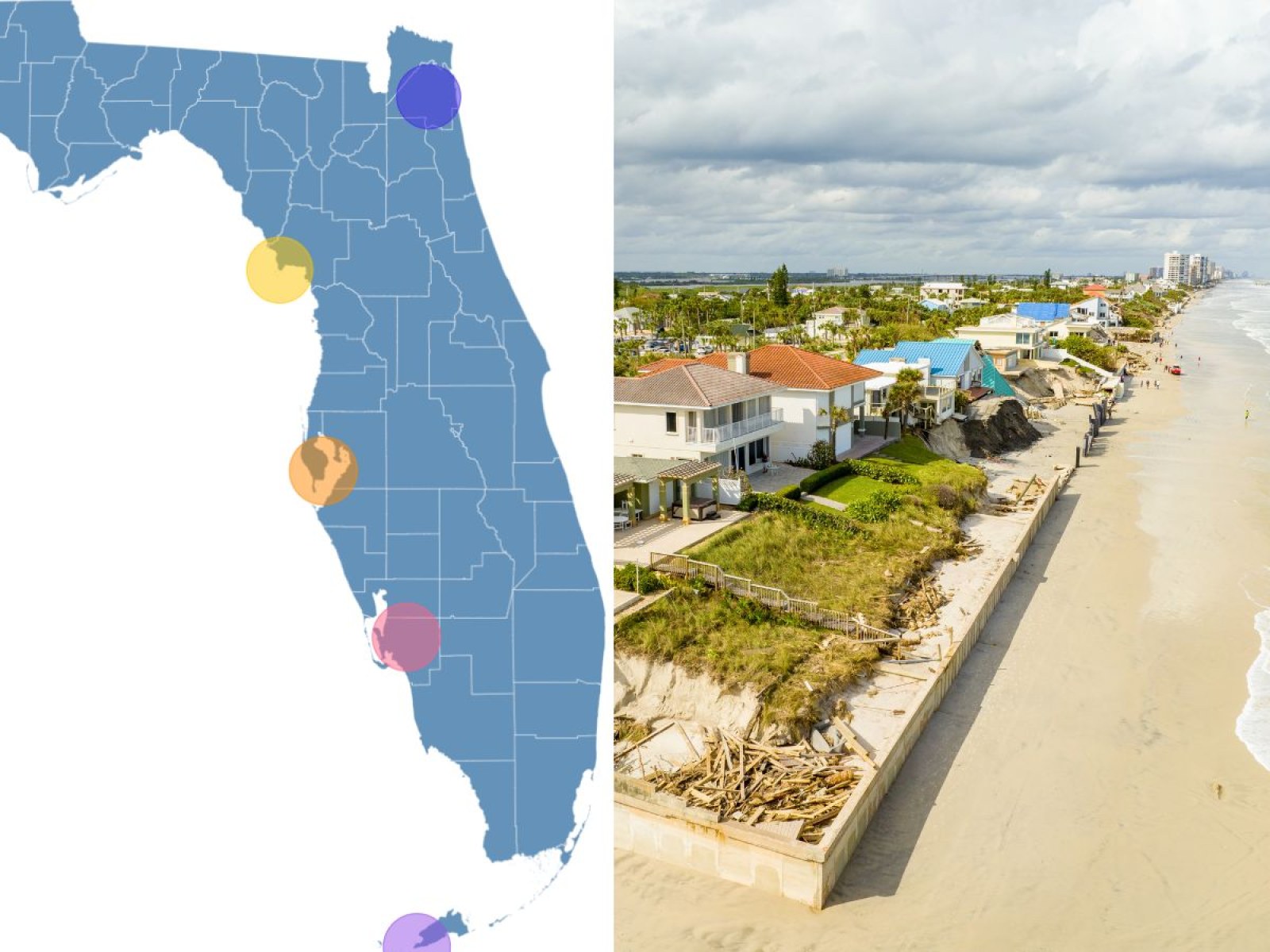 Sea Level Rise Florida Map