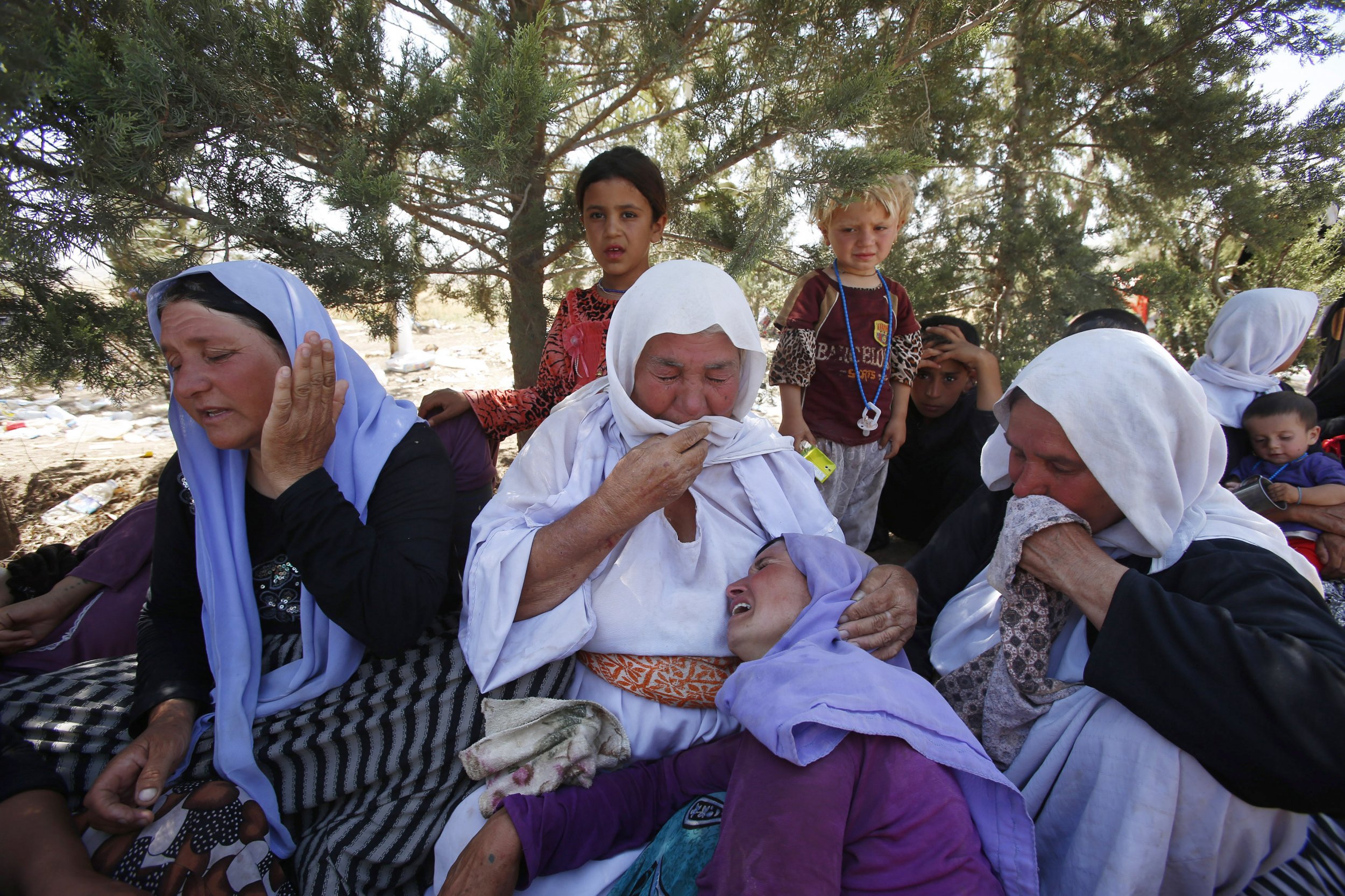 Mourning Yazidis Mourning Yazidis