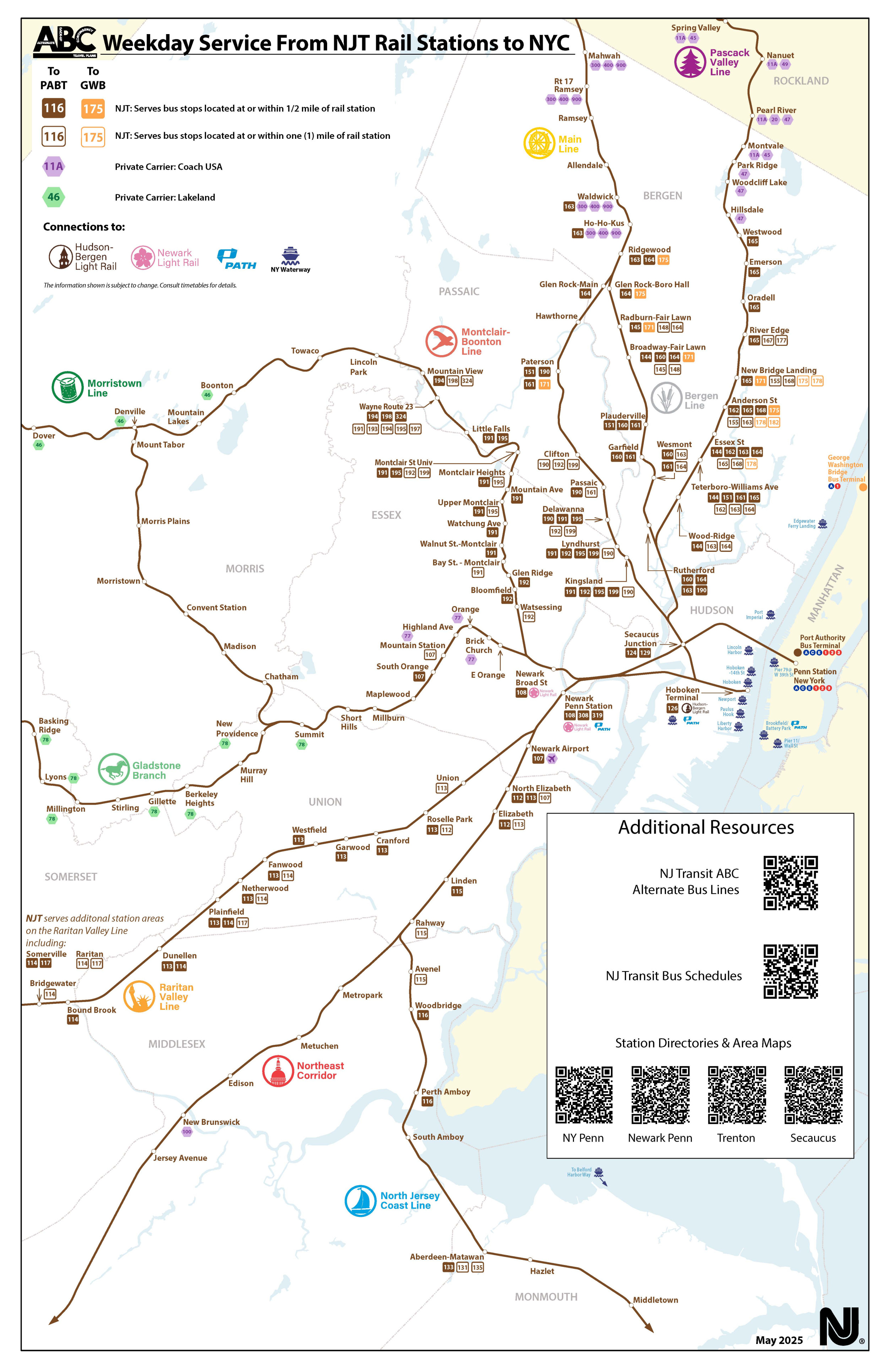 NJ Transit Strike: Map Shows Alternate Routes to Avoid Chaos