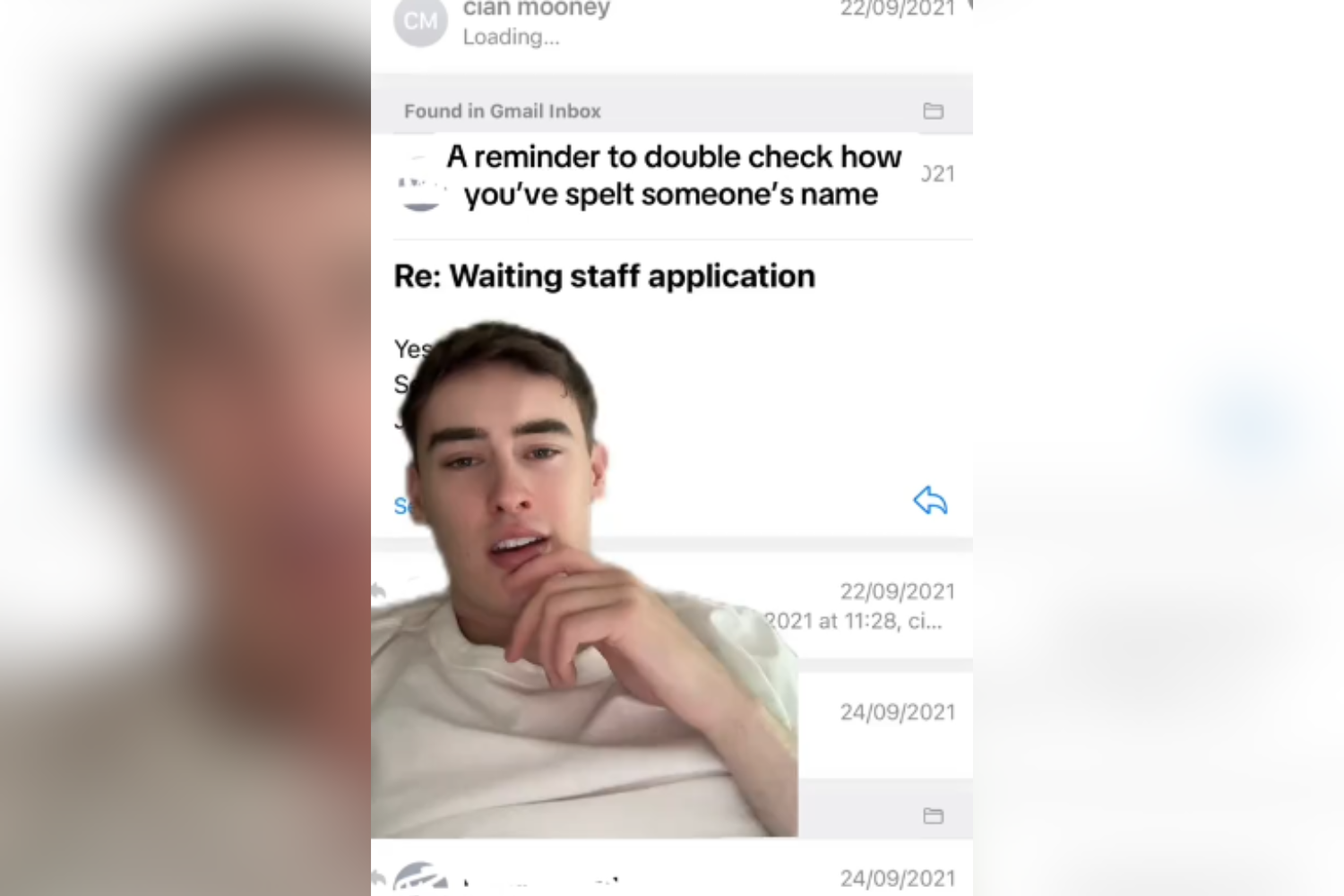 Man Stunned by What Recruiter Accidentally Calls Him in Email