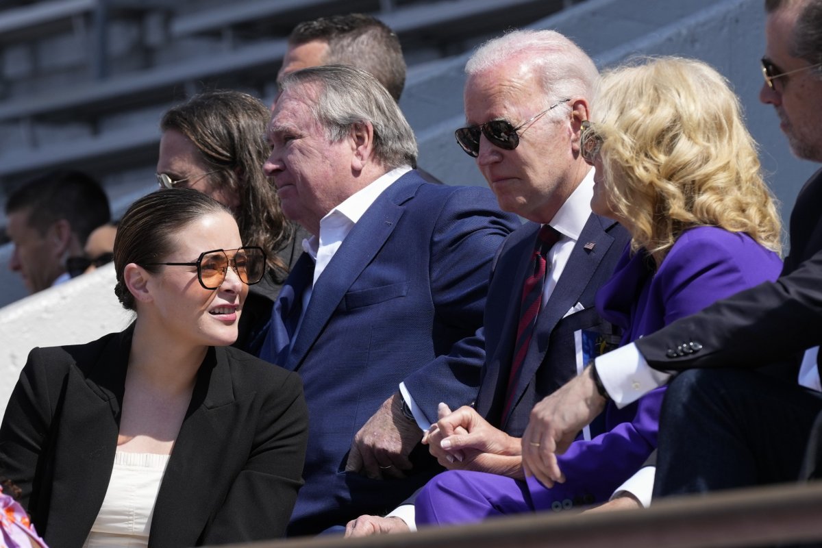Naomi Biden with Joe and Jill