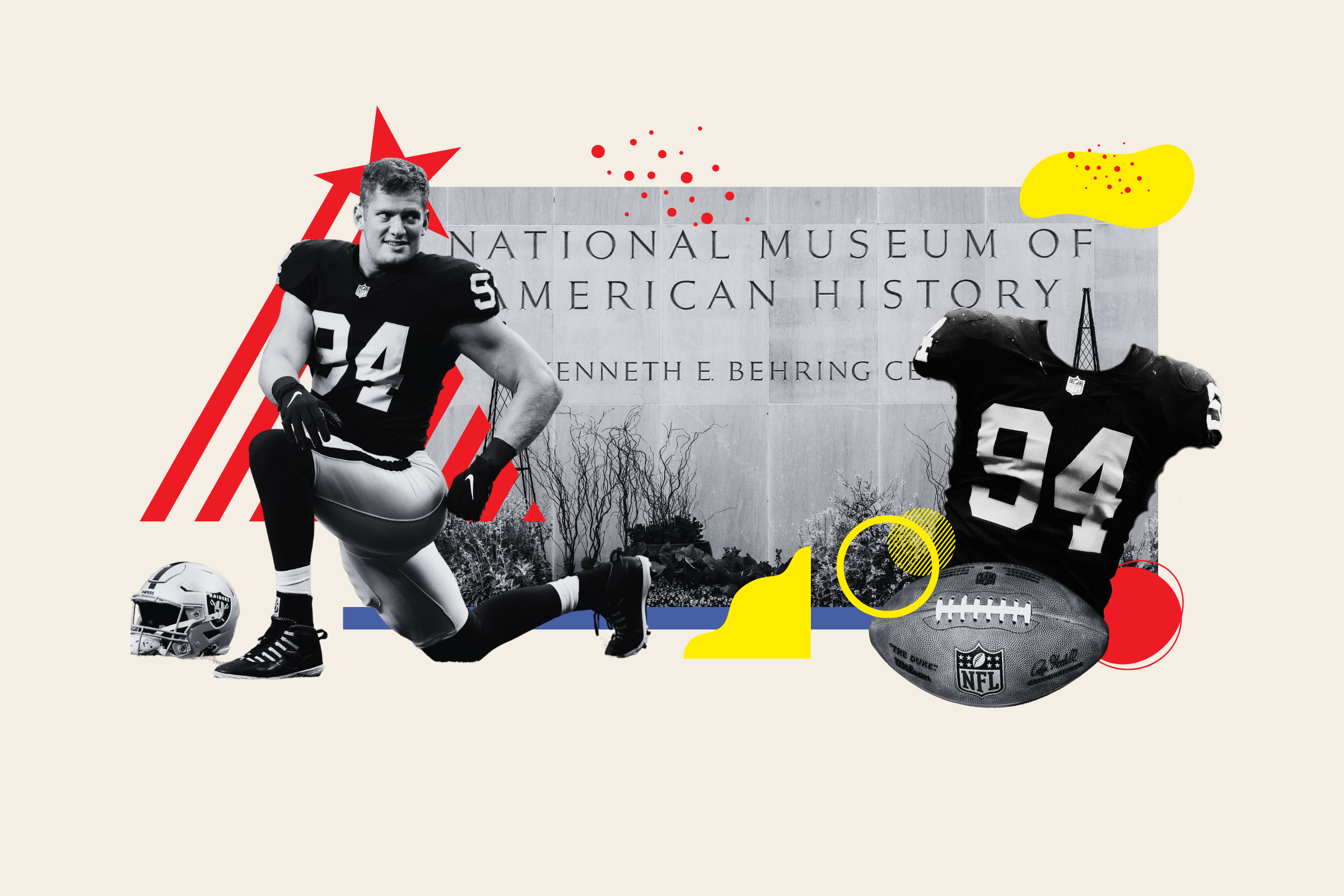 History-Making Carl Nassib Reflects as His Jersey Heads to the Smithsonian
