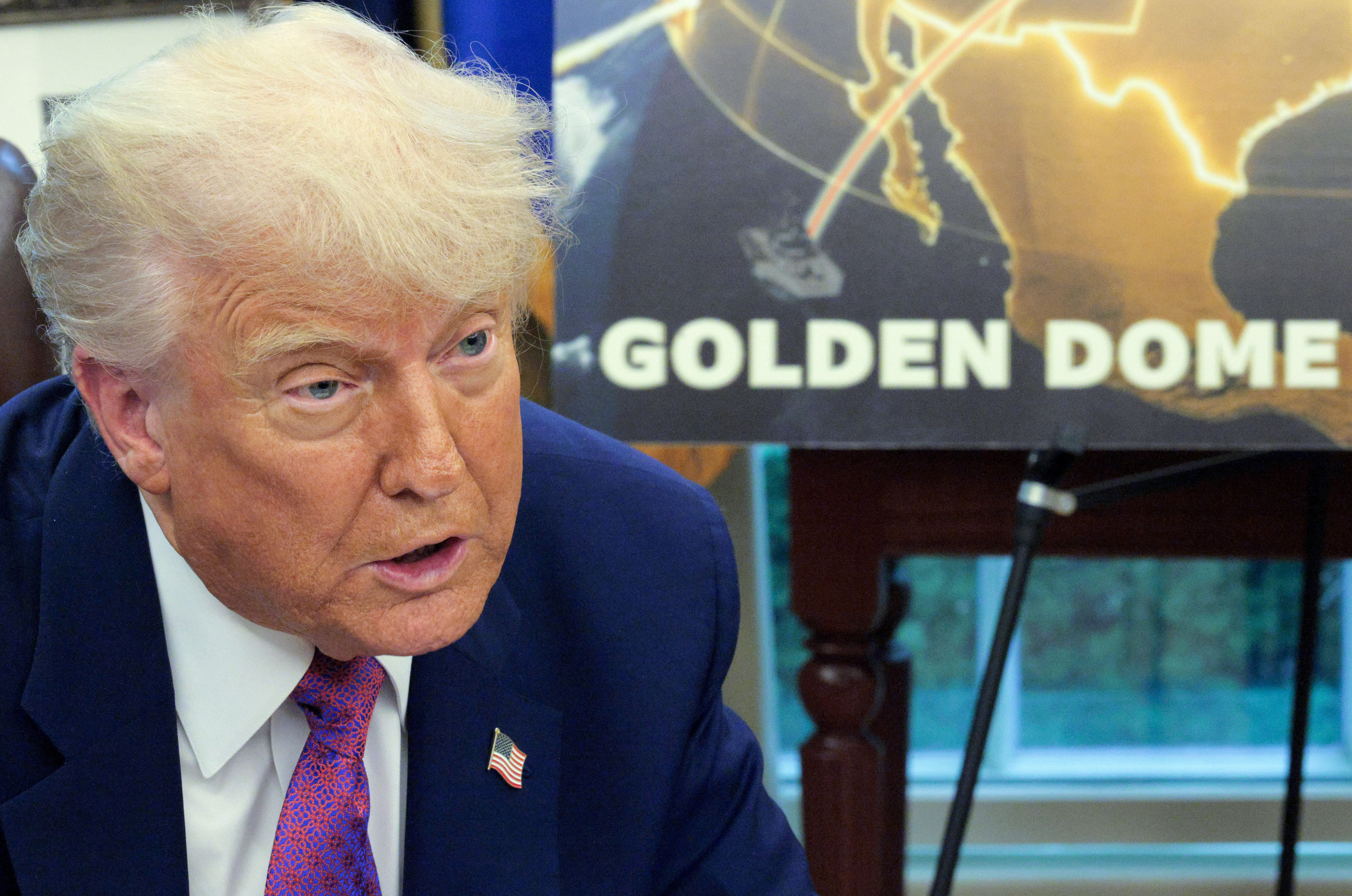 China reacts to Trump's "Golden Dome" missile shield