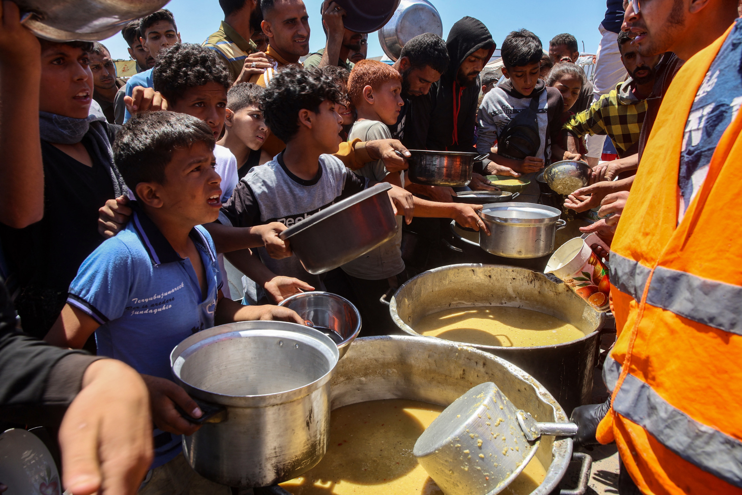 Palestinians in Gaza