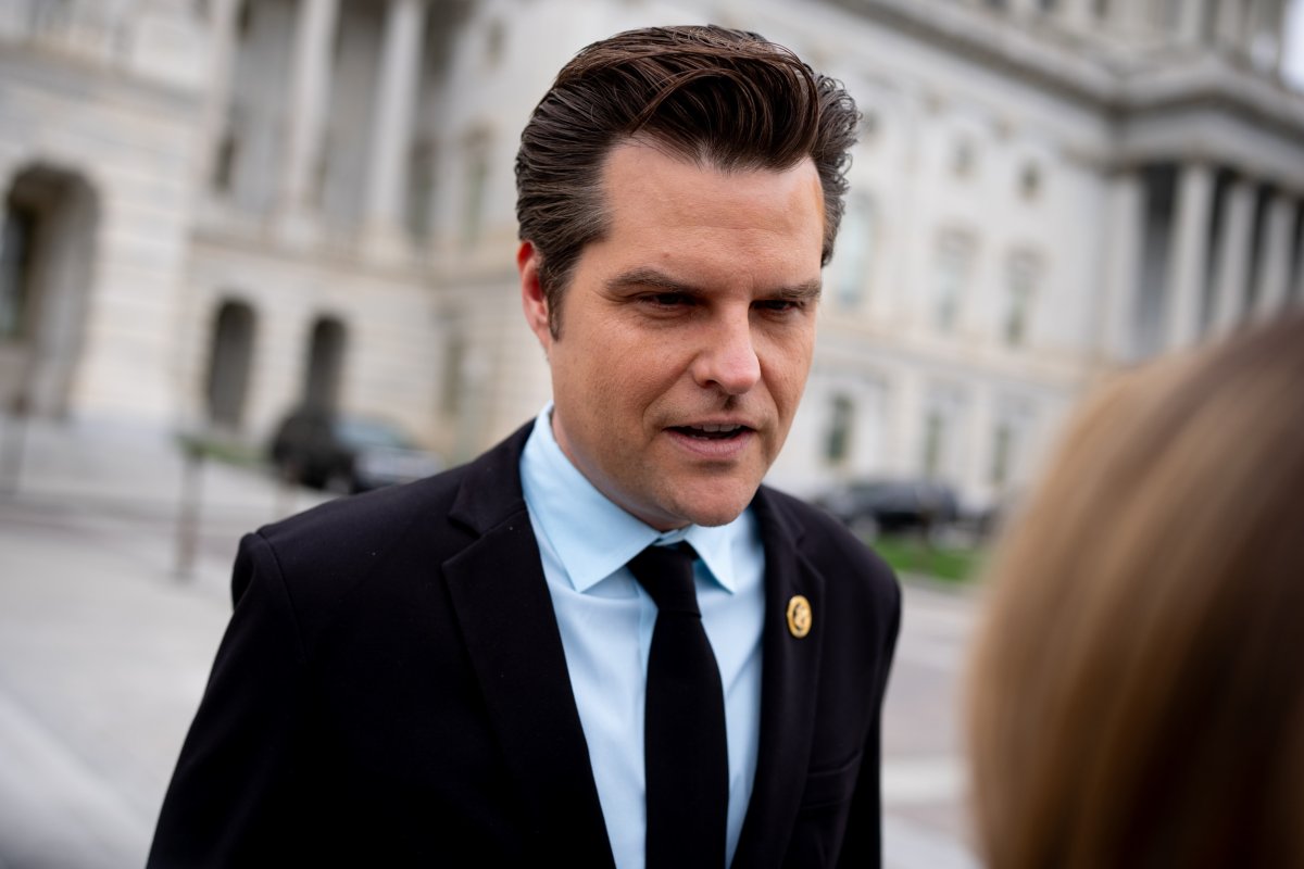 Former Representative Matt Gaetz polls for governor