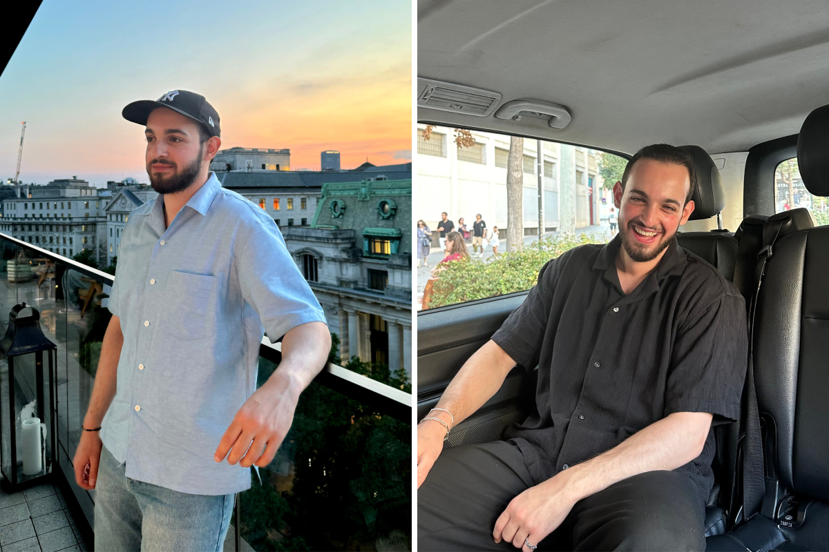 Ali Soufan Poses On Balcony