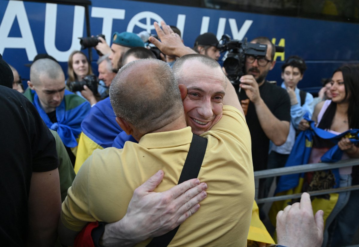 Freed Ukrainian POW