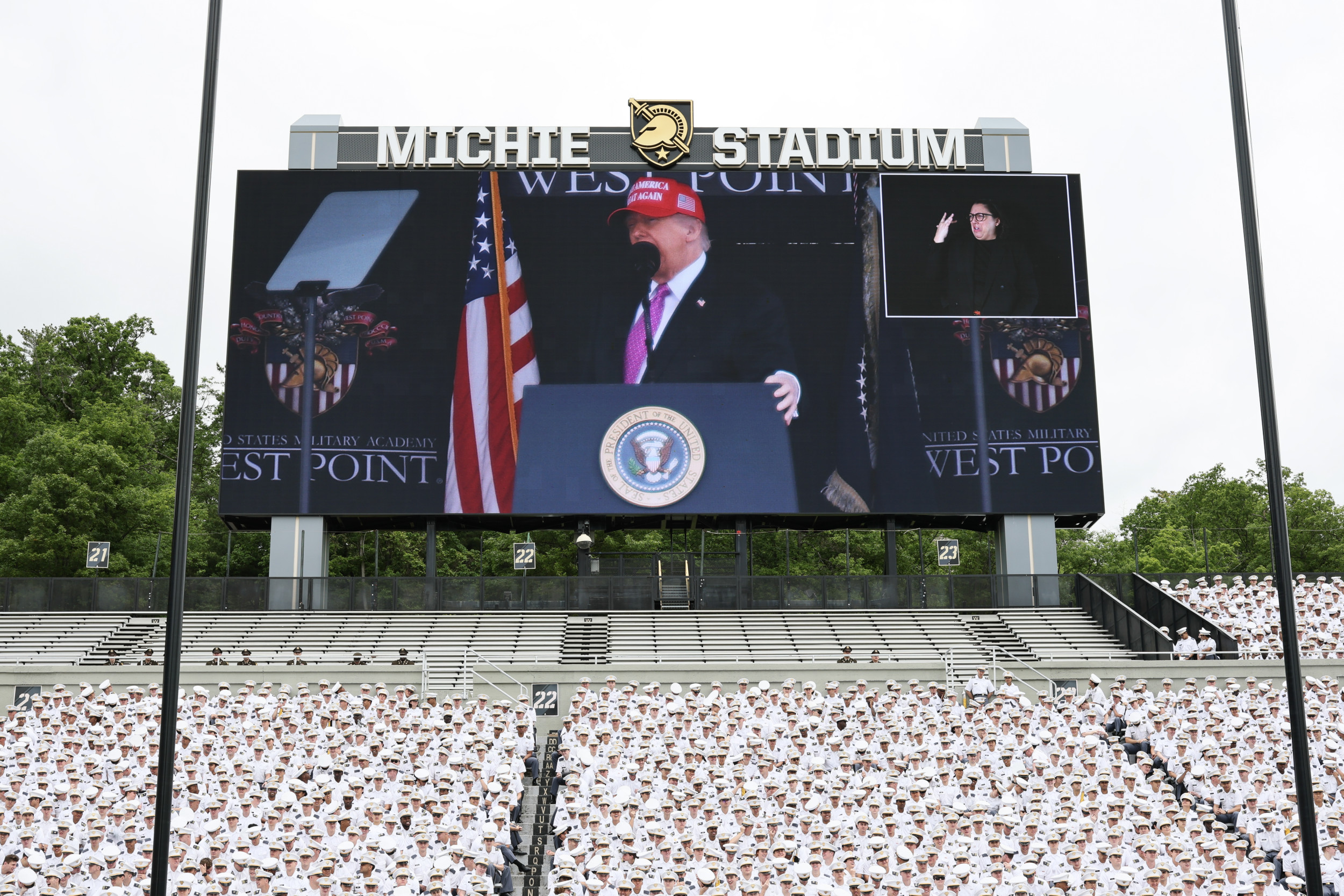 Donald Trump's "trophy wife" remarks in West Point speech raise eyebrows