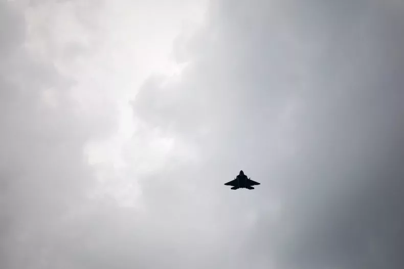Air Force Jets Perform World-First Formation Over Miami Beach