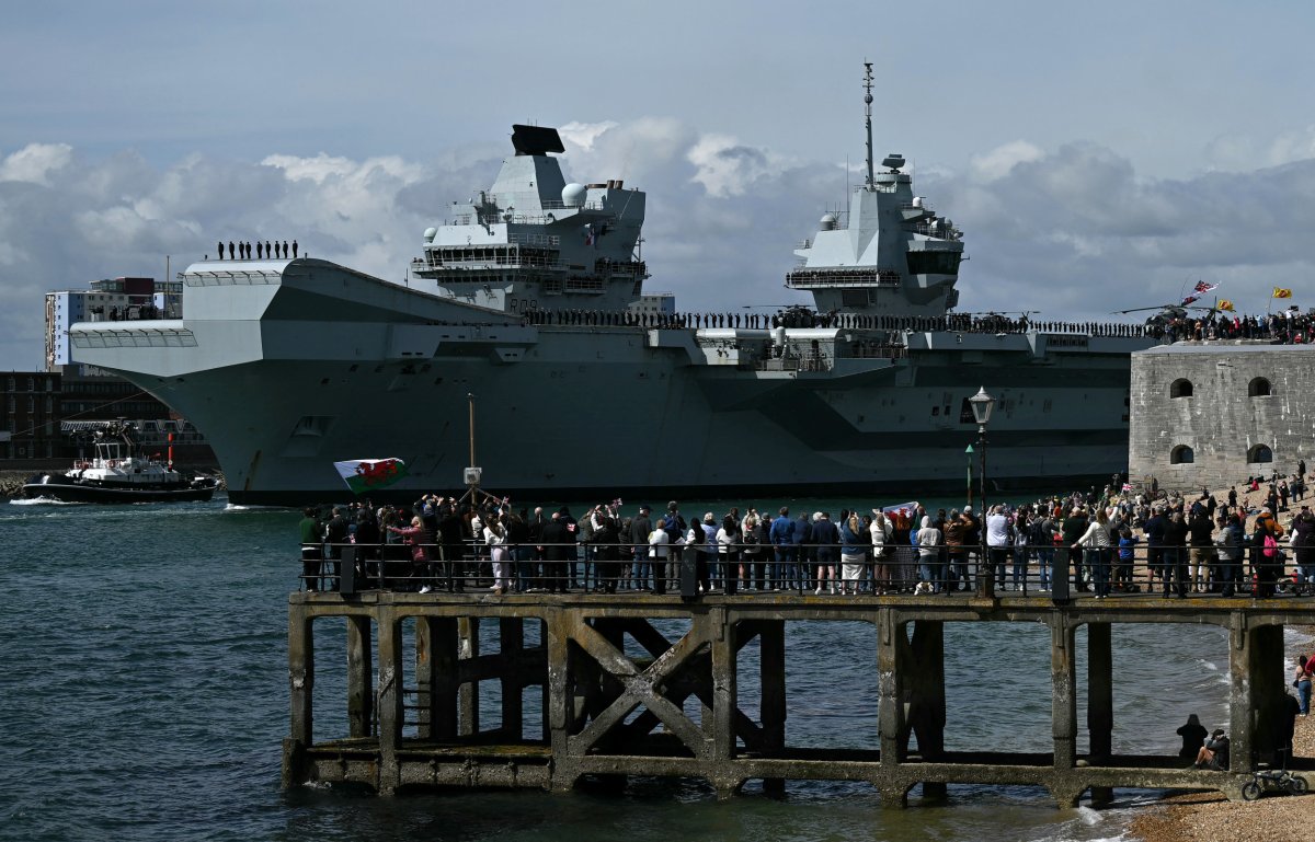 British Aircraft Carrier HMS Prince of Wales