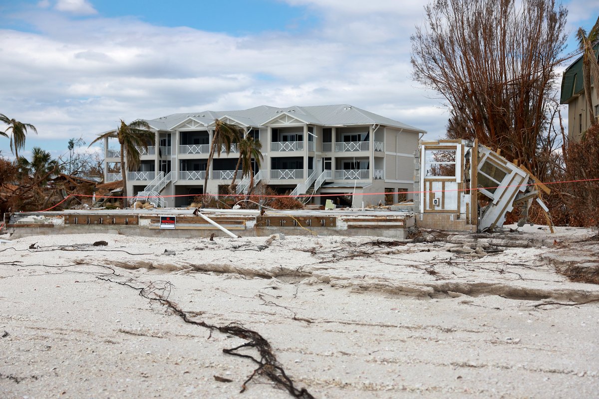 Home Destroyed Hurricane Sanibel Florida