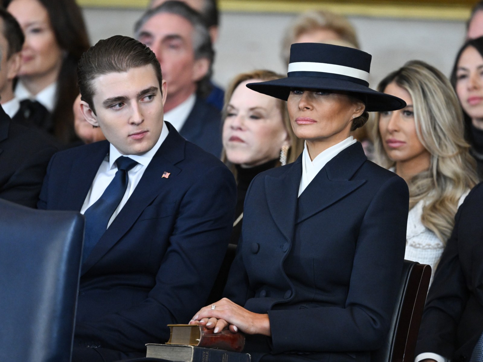 Melania Trump Shoots Down Rumor Barron Applied to Harvard - Newsweek