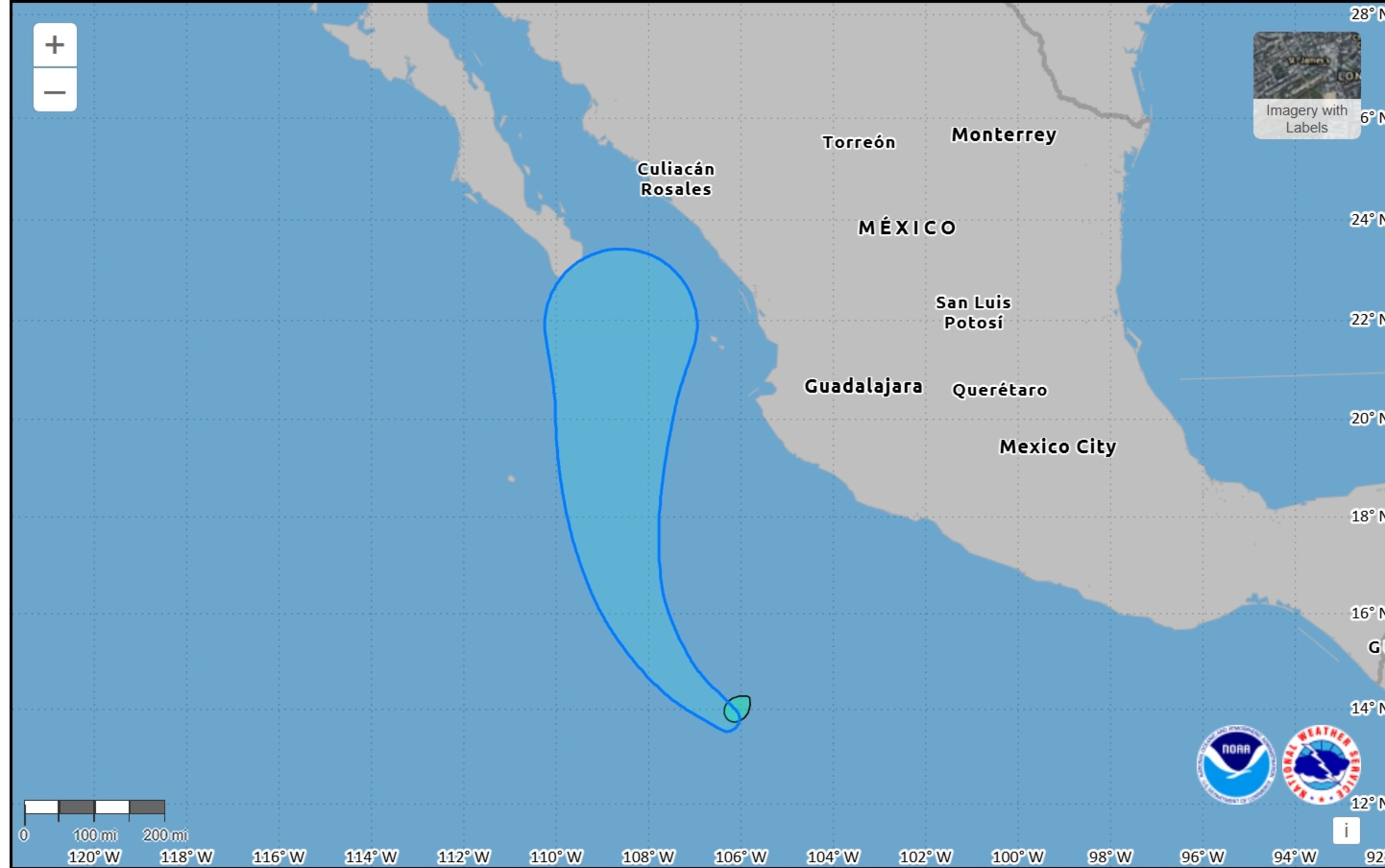 Tropical Storm Alvin Spaghetti Models Show Path, Forecast