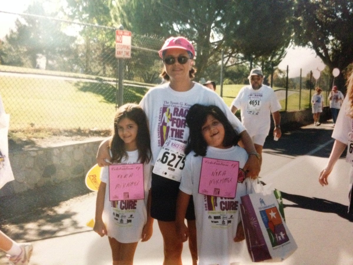 Monica, Nicole and their mom.