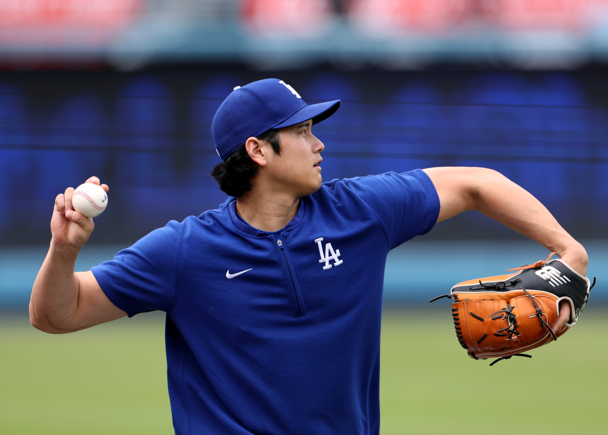 Dodgers Shohei Ohtani Throws Second Live Bullpen as Recovery Heats Up