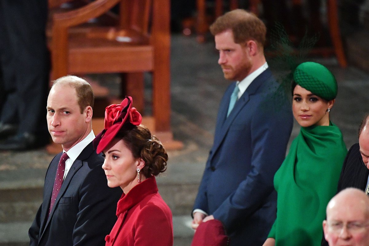 Prince William, Kate and Harry and Meghan